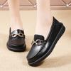 Fashion Round Head Women Casual Designer Women's Casual Shoes Flat Non Slip Lightweight Comfortable Set Wear Loafer Womens Single Shoes