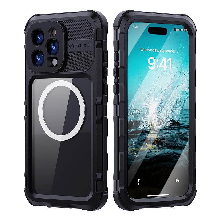 Waterproof Shockproof Magnetic Case for iPhone 16 Pro Max iPhone 16