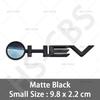 1 Pièce Métal 3D HEV Emblème Logo Style Voiture Coffre Arrière Lettres Badge Autocollants Pour Camry Granvia Sienna Avalon Corolla Highlander Hilux