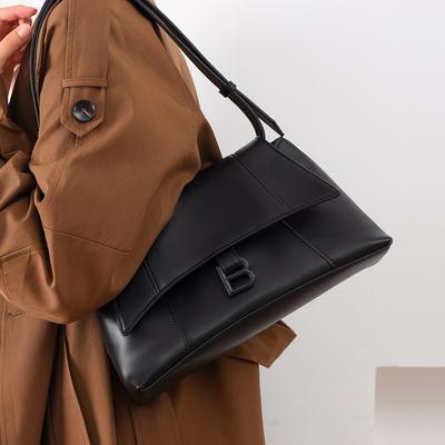 Schultertasche, Sanduhr-Tasche, Modische und Schlichte Tasche, Hochwertige Damen-Tasche für den Weg zur Arbeit, Achseltasche