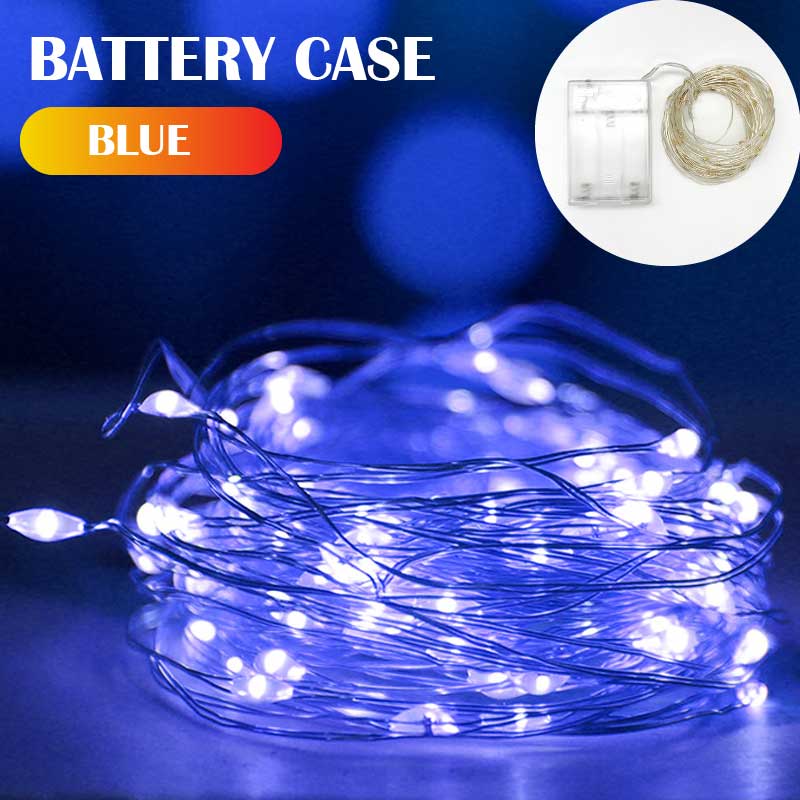 5M 10M 20M Fairy Light New Year LED Christmas Light Waterproof Copper Wire String Light for Wedding Garland Party Curtain Light