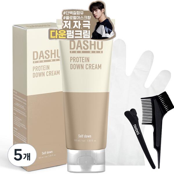 

Dashu for Men Протеиновый пуховый крем, 100мл, 5 шт, Лучшие мужские средства для волос из Кореи