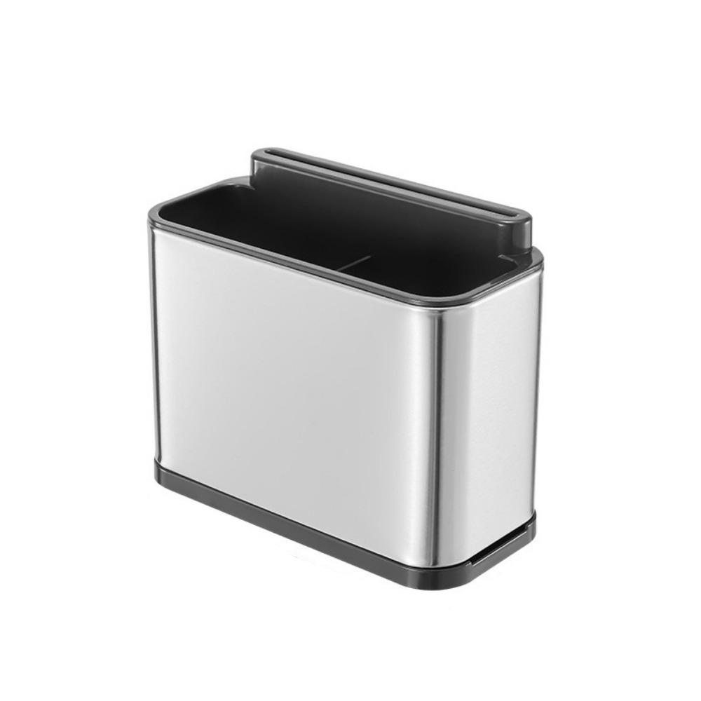 Large Capacity Cutlery Storage Box Stainless Steel Chopsticks Storage Basket  for Kitchen