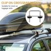 Weatherproof Car Roof Rack Metal Clamping Bracket Rack Non Slip Design for Long Distance Travel Preventing Load Slippage