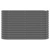 Raised Garden Bed Galvanized Steel 114 X 40 X 68 Cm Anthracite Gray