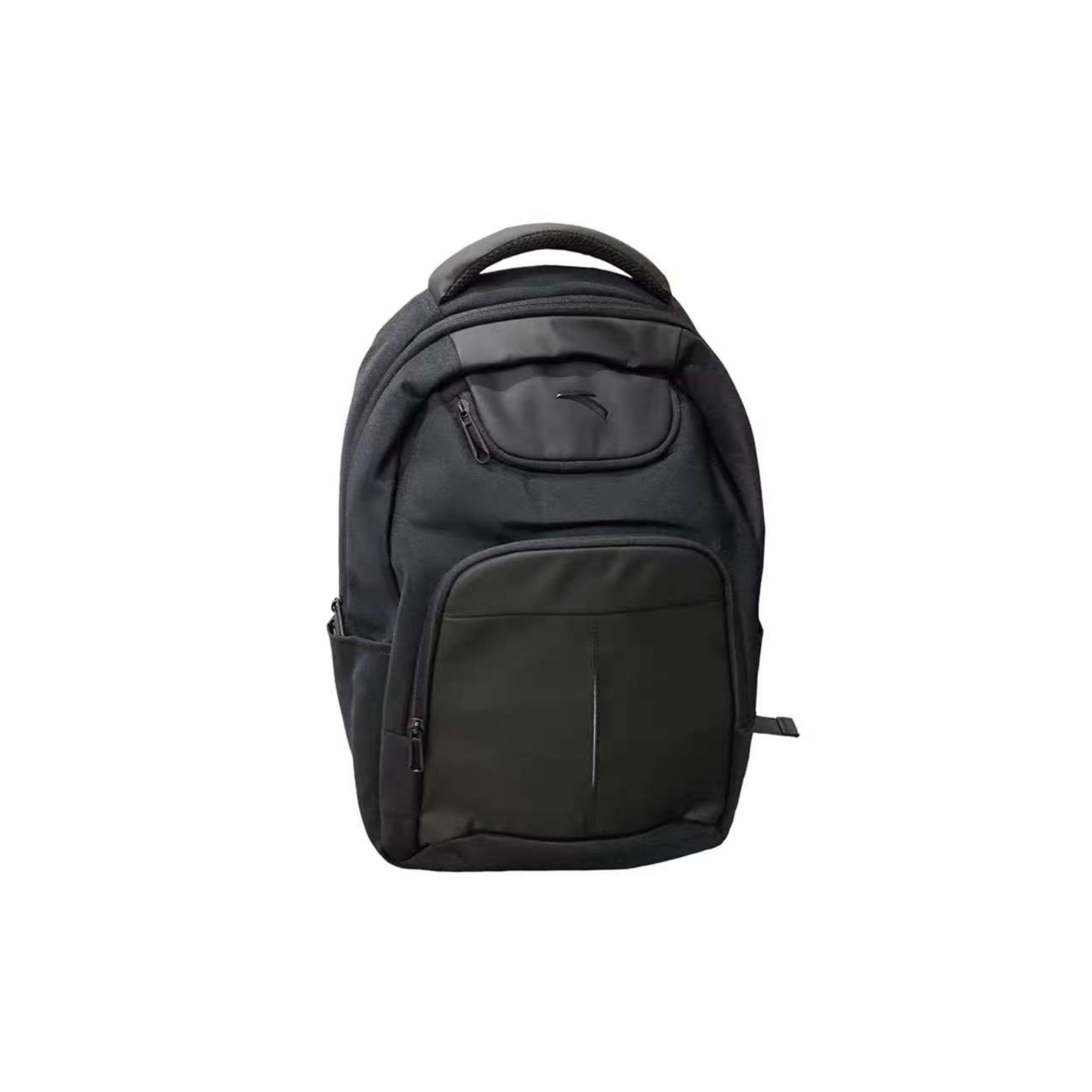 Anta Training Series Zipper Closure Fabric Backpack Unisex Backpack Basic-Black 192237152-1 Basic Black
