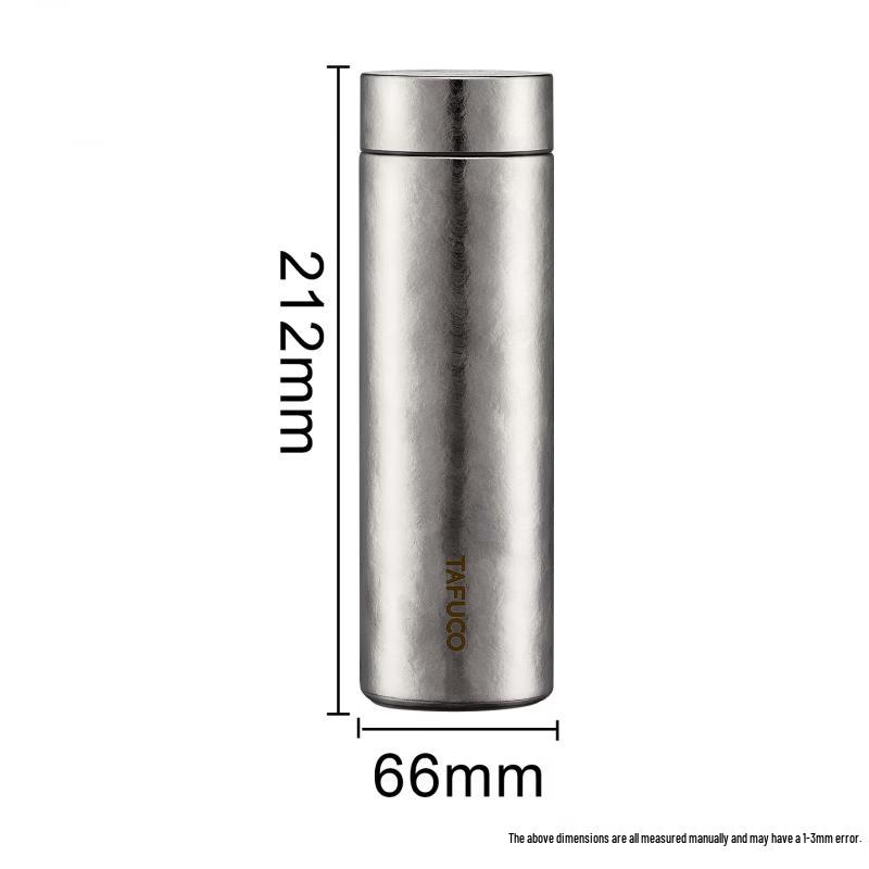 TAFUCO Pure Titanium Insulated Tea Infuser Bottle