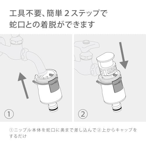 Takagi Aurora NANO Hose Reel, 10m, Easy Connection, Lightweight, Neat Storage, RM710SK