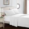 Weiou Embroidered Solid Color Four-Piece Bedding Set