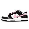 Nike Dunk Black White, Pink Cat Dream Abrasion Resistant Abrasion Resistant Low Top Skateboard Shoes Unisex Black Pink DD1391-100(Team883-)