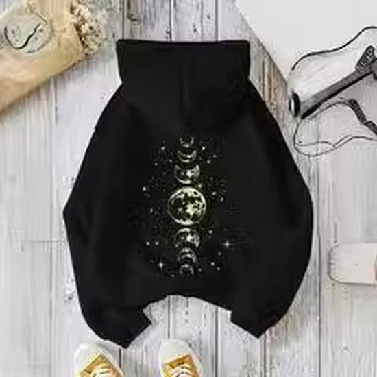 2024 Damen Europäischer & Amerikanischer Bedruckter Rundhals-Pullover
