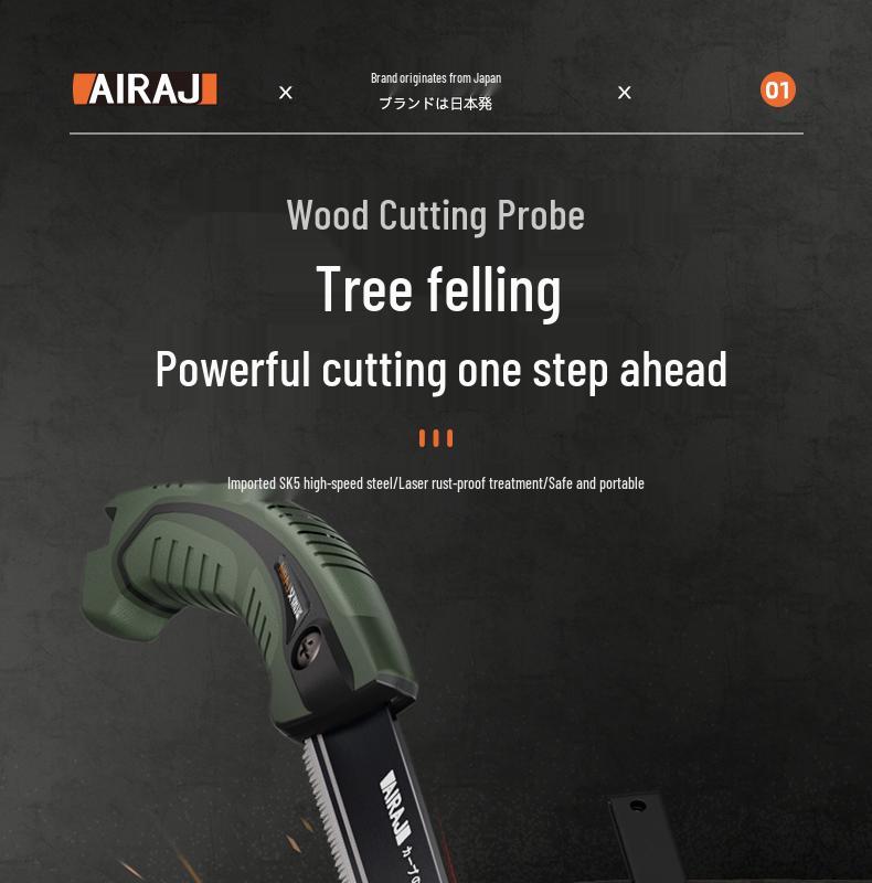 Japanese Folding Hand Saw for Woodworking and Gardening