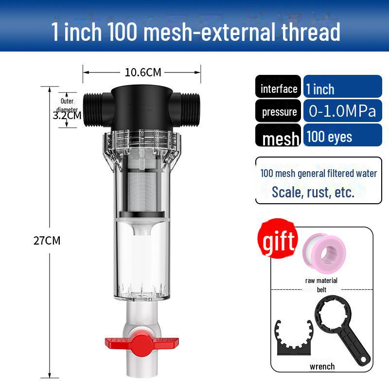 Large Capacity Fish Tank Pre-Filter and Waste Separator Pipeline