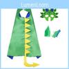 Dinosaur Kids Cloak Mask Set Tyrannosaurus Rex Performance Makeup Props Cosplay