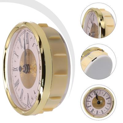 Replacement Quartz Clock Movement Insert 80MM Diameter for Clock Repair and DIY with Roman and Arabic Numeral Faces