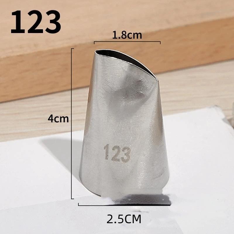 Food Grade Stainless Steel Piping Tip Large Pastry Nozzles Icing Piping Tips Cream Rose Cake Decorating Cupcak KitchenBakingTool