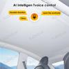 Tesla Model Y Sunshade with Gesture and Voice Recognition for Enhanced Sun Protection