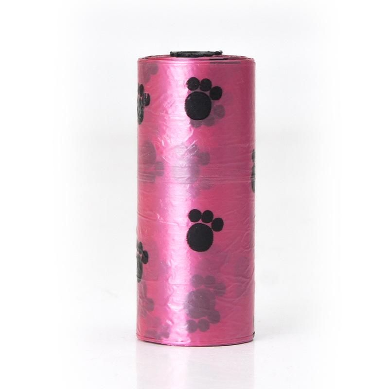 Dog Walking Portable Solid Color Poop Bags