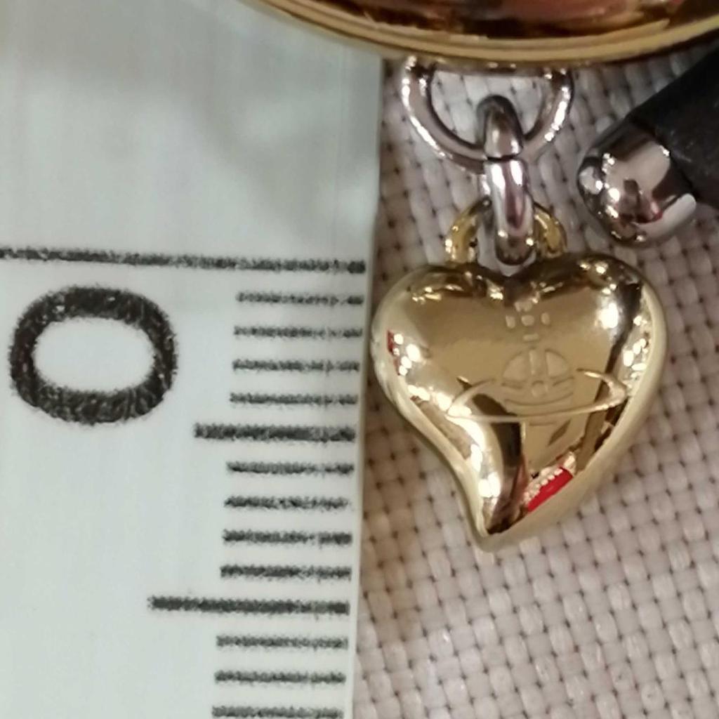 Used VIVIENNE WESTWOOD Gold X Dark Brown Quartz Wrist Watch