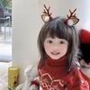 New Year Christmas Gift Kawaii Red Hair Pin Children Barrettes Bow Deer Santa Claus Kids Headwear Girls Kids Hair Accessories