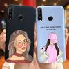 For Huawei P30 Lite Phone Case Flower Girl Pattern Soft Silicon Cover For Huawei P30 Pro Lite Case Cute Funda P 30 P30lite Cases