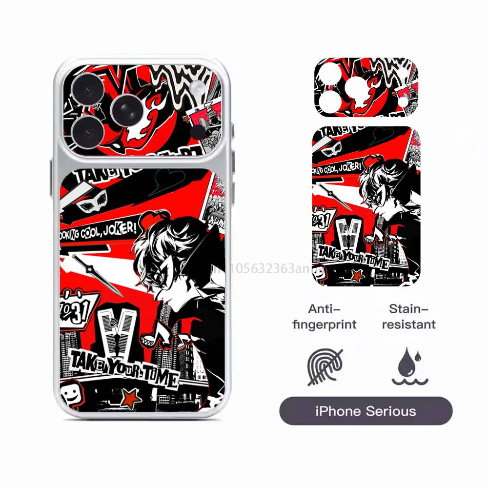 

Game P-Persona 5 HD/Matte Full Coverage Films For iPhone 17 Pro Max 17 Pro iPhone17promax