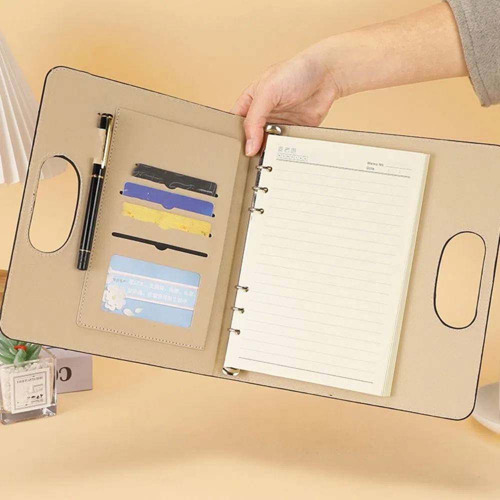 Retro Loose Leaf Notebook To Do List Memo Book Portable Meeting Minutes Book  Girls