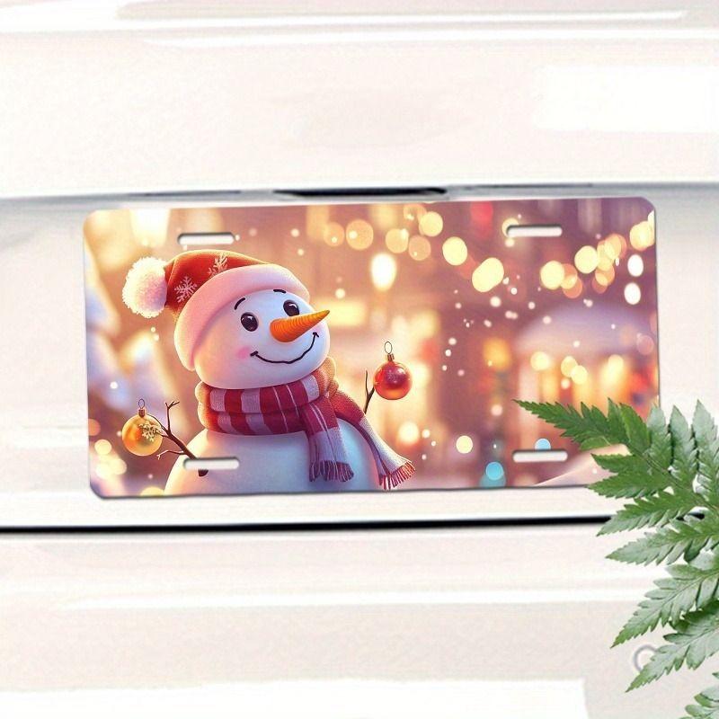 Souvenir Metal License Plate, Custom Auto Sign 15x30cm