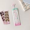 Long Bookmark Photocard Frame Bookmark Keychain Pendant Card Protective Case  Girls Gift
