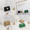 Wholesale Clear And Sweet Ladies Bag Embroidered Diamond Chain Crossbody Bag