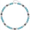 Men'S Colorful Diamond Ball Necklace Hip Hop Athletic Ball Fashion Athlete Star Jewelry