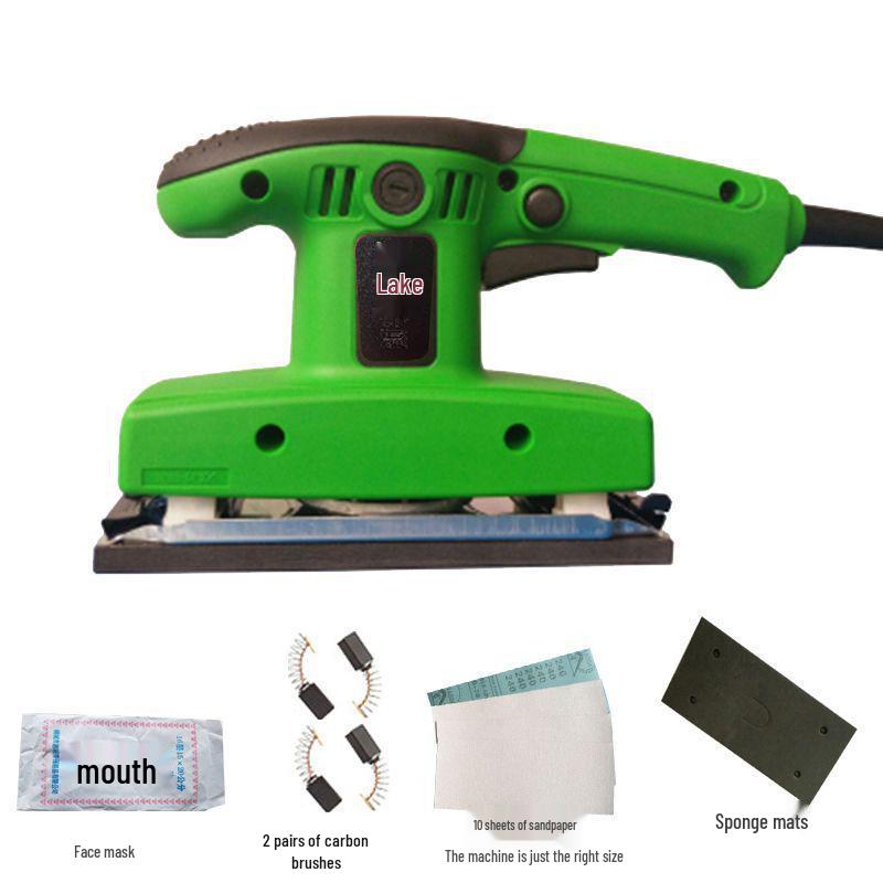 Electric Woodworking Flat Sander for Wall Putty, Rust Removal & Polishing
