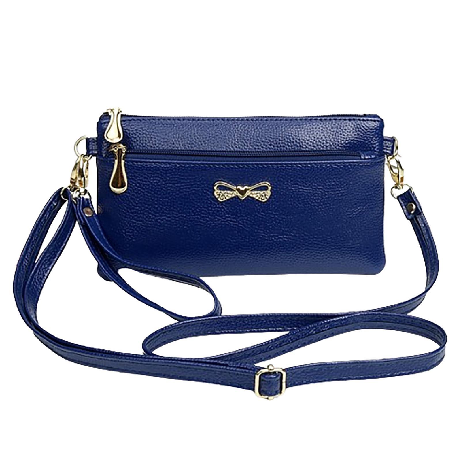 

Женская повседневная сумка-мессенджер, модная сумка через плечо One Size синий