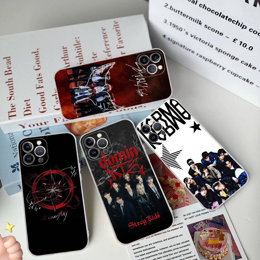 Kpop S-Stray K-Kids Transparent Phone Case For IPhone 17 Air 16 Pro Max 15 14 13 12 11Plus Shockproof Cover