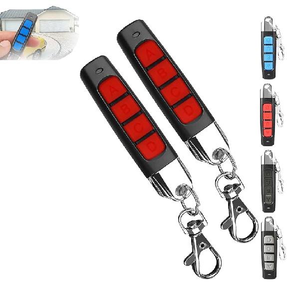 4-in-1 Remote Control Duplicator, Remote Control Duplicator for Cars, Wireless Cloning Key Fob Duplicator, 433MHz Copy Remote Controller, Universal