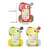 Plastics Baby Simulation Phone Toy with Teether Cartoon Giraffe Simulation Phone  Kindergarten