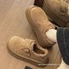 Thick-soled Fleece Women's 2 Winter New Short Tube Fleece Thickened Warm and Non-slip Cotton Shoes