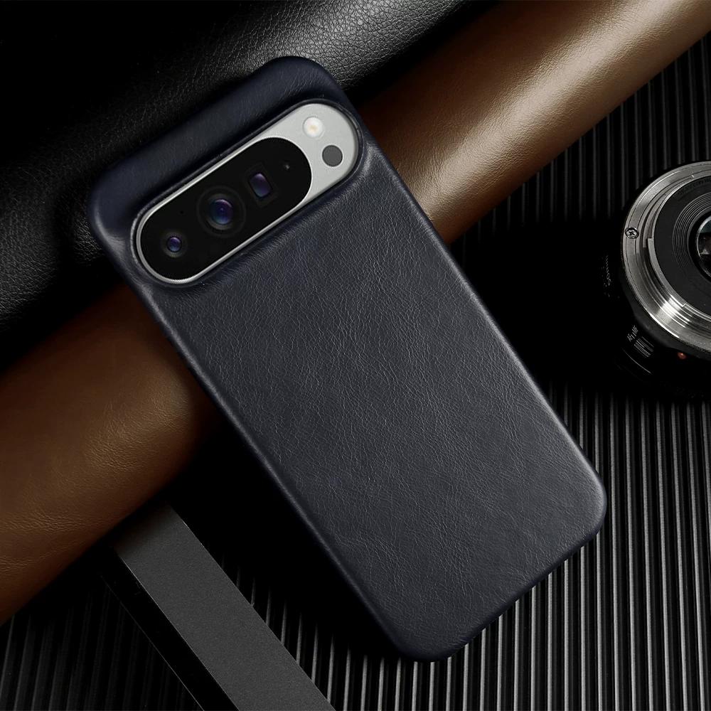 Genuine Leather Waxed Texture Case for