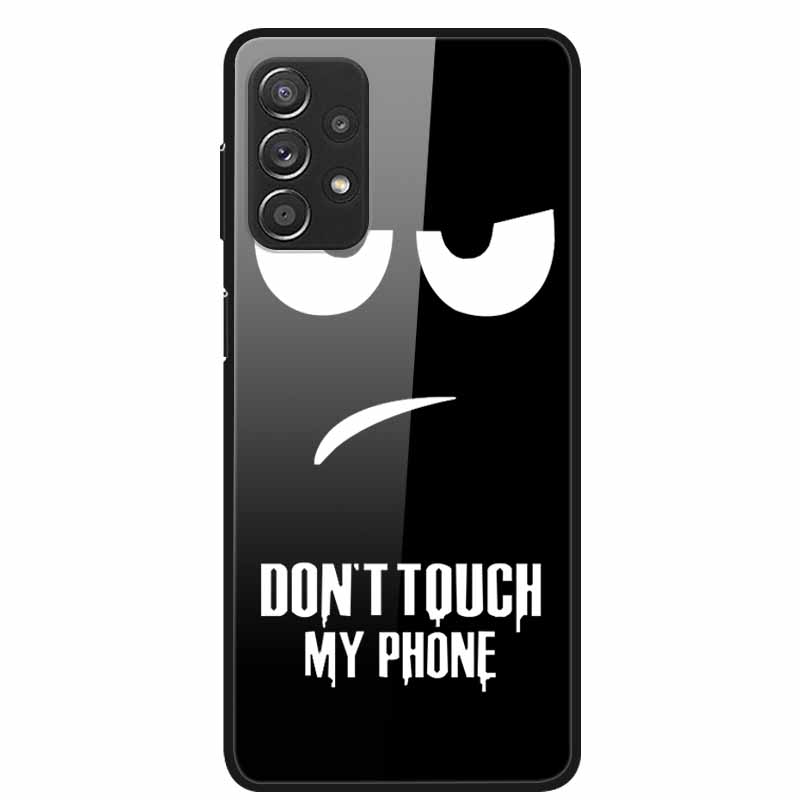 For Samsung A52 5G 4G Cases A52s 5G Tempered Glass Hard Back Cases For Samsung Galaxy A52 5G Phone Covers Funda A 52s 2022 A528B
