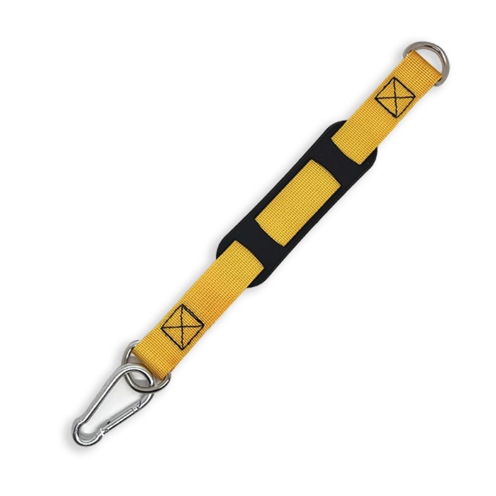 2pcs Multifunctional Nylon Sling with Metal Hook Anti Slip Rock Climbing Buckle Gym Accessory