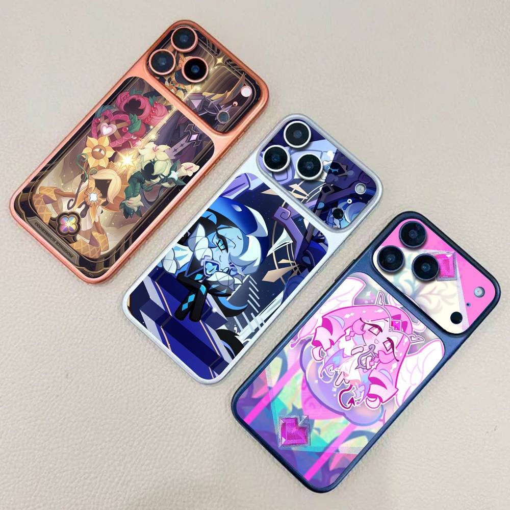 Mobile Game C-Cookie Run Kingdom Back Cover Decal Protective For Iphone 17 Pro Max Skin Sticker Back Protective
