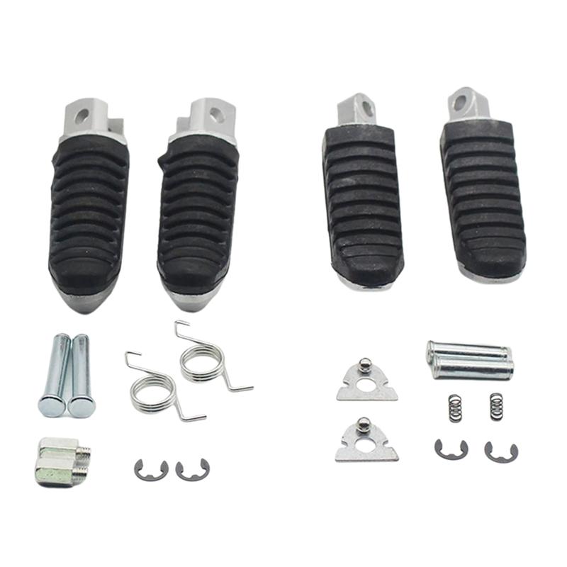 Motorcycle Footrests Rest Pedal Front Rear For Suzuki Hayabusa GSX1300R 2008-2011 GSR600 GSX1400 SV650