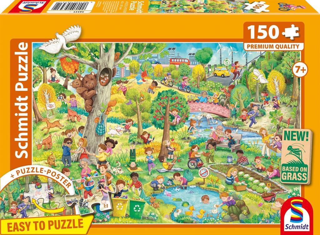 Puzzle - SCHMIDT SPIELE - La nature est un jeu d'enfant - 150 pieces - Des 7 ans