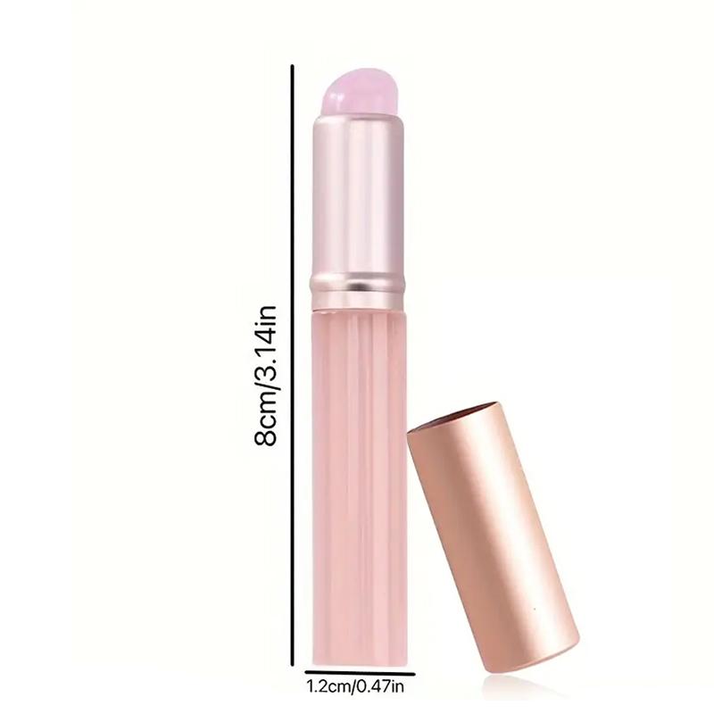 

Силиконовая кисть для ногтей, плоский аппликатор, многоразовая кисть для губ с крышкой для предотвращения пыли, инструмент для нанесения силиконовой пудры на ногти розовый