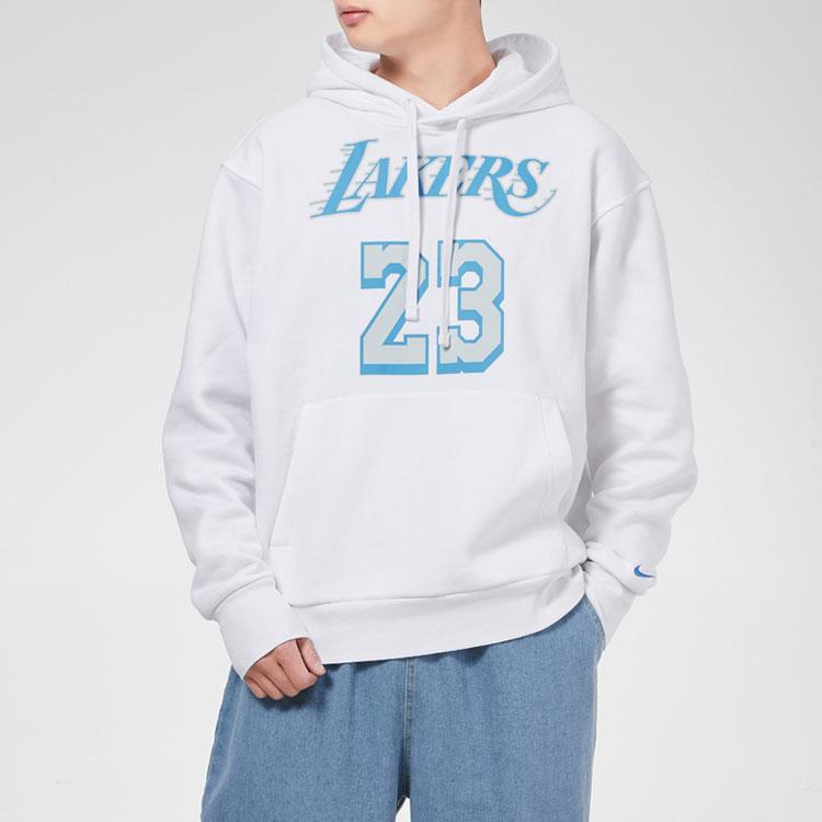 Nike City Edition NBA Los Angeles Lakers Fleece Hoodie Men Hoodie White CV2606-100