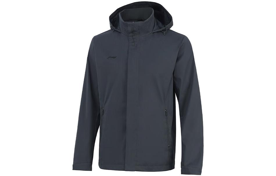 Li Ning Fitness Series Trench Coat Men s Ebony Black AFDT753-6 S