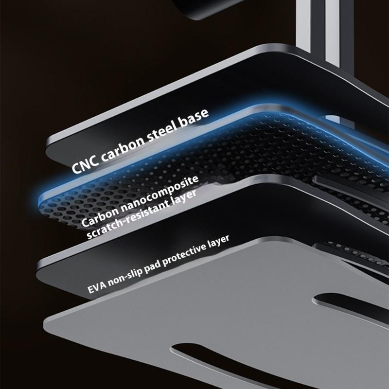 Foldable Cellphone Holder Universal Desktop Mobile Phone Cradle Height Adjustable Tabletop Phone Support Holder Portable