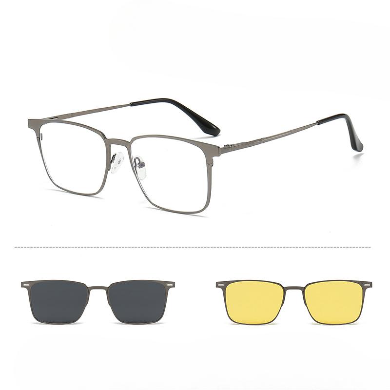 Les ensembles magnétiques peuvent être assortis à des lunettes de soleil polarisées, des lunettes de vision nocturne pour la conduite et des montures de lunettes pour la myopie.