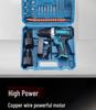 12V Dual-Speed Rechargeable Lithium Hand Drill Set - Portable & Multifunctional for DIY
