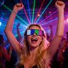 LED Light Up Glasses ABS Material USB Rechargeable Party Performance Glow Eyewear for Concerts Festivals Night Events